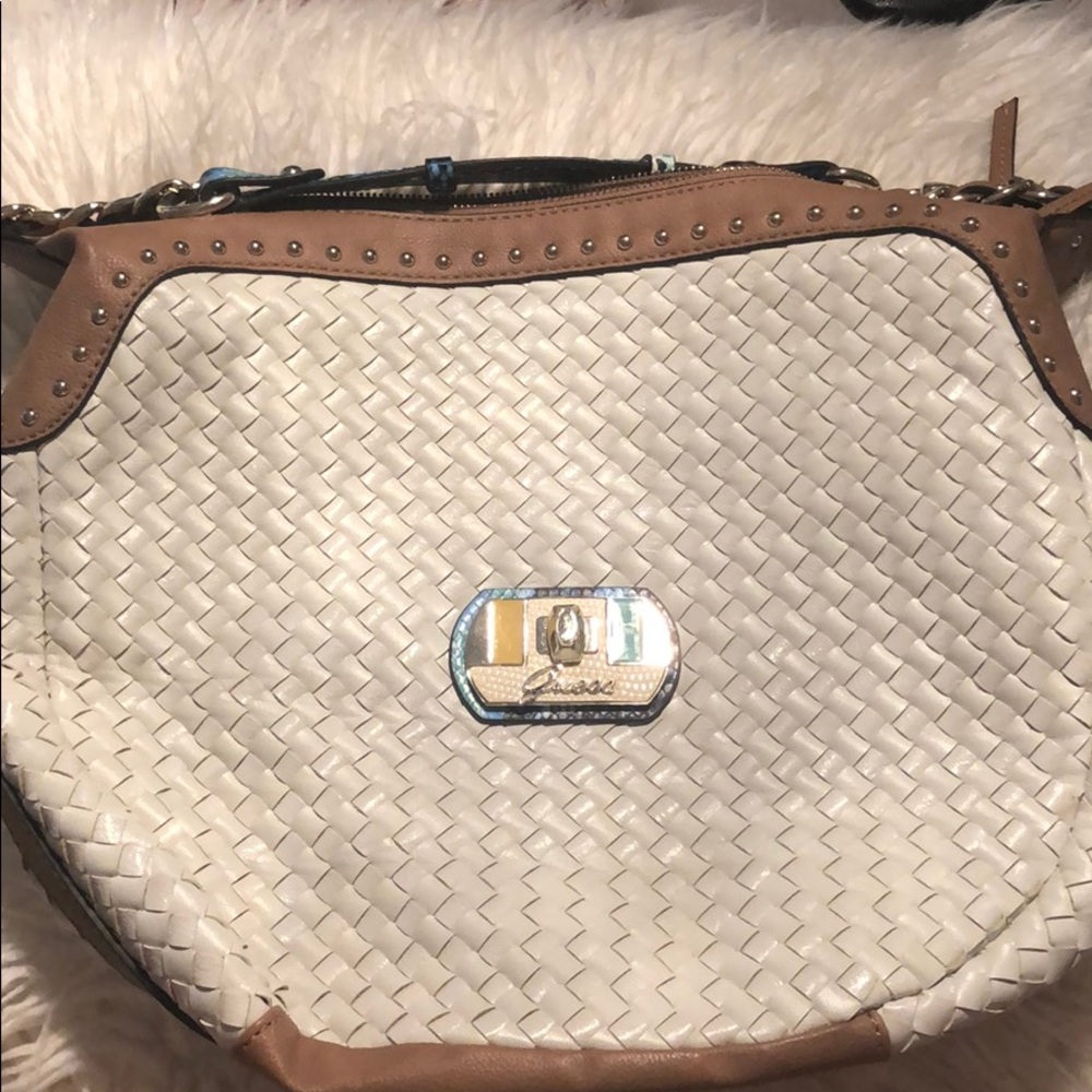 Guess Leather Snakeskin Purse